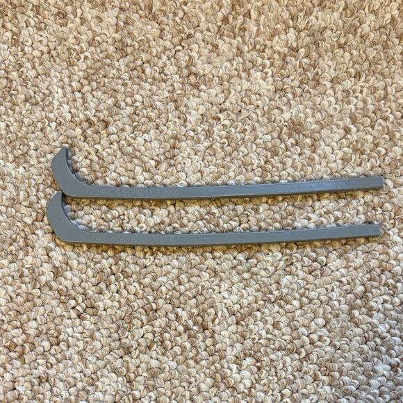 Riedel White Skates with Blade Covers - Sz J12 - Picture 7 of 8